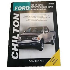 Chilton Ford Pick Ups Expedition, Navigator 1997-2003 Repair Manual 26666